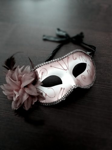 a masquerade on the table