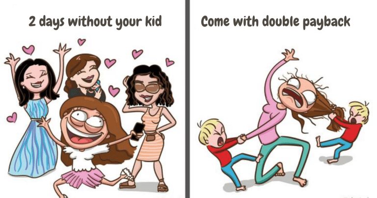 12 Illustrations Describing Motherhood
