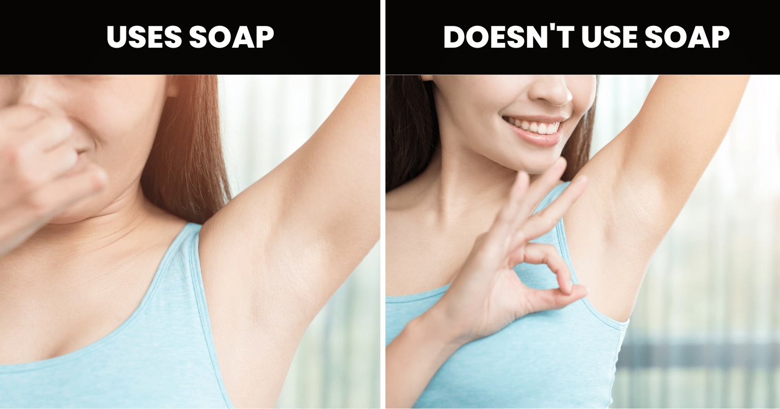 stop using soap