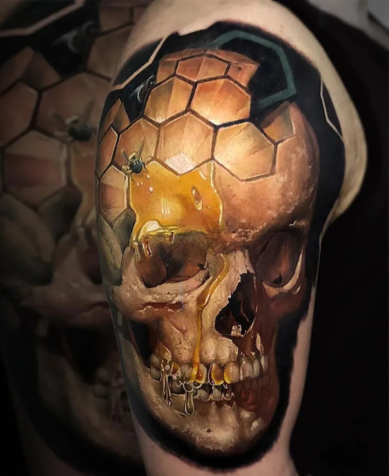 cool 3D tattoo