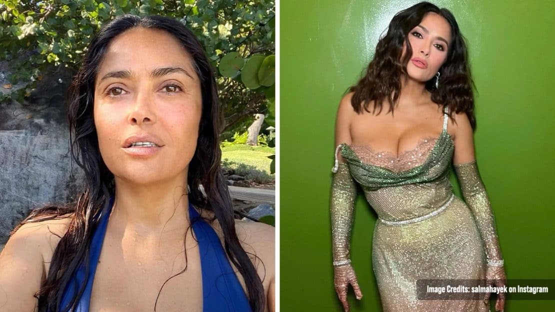 Viral Strange Salma Hayek's Breast Detail Sparks Controversy