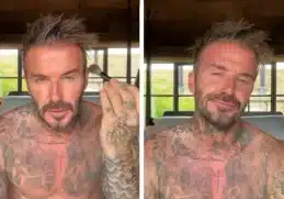 Shirtless David Beckham