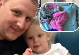 Dad Reacts Over Sick Daughter