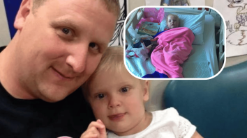 Dad Reacts Over Sick Daughter