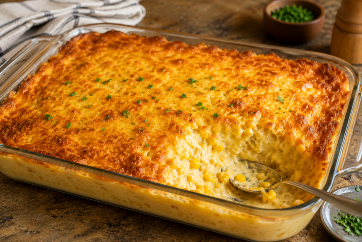 Cream Cheese Corn Casserole